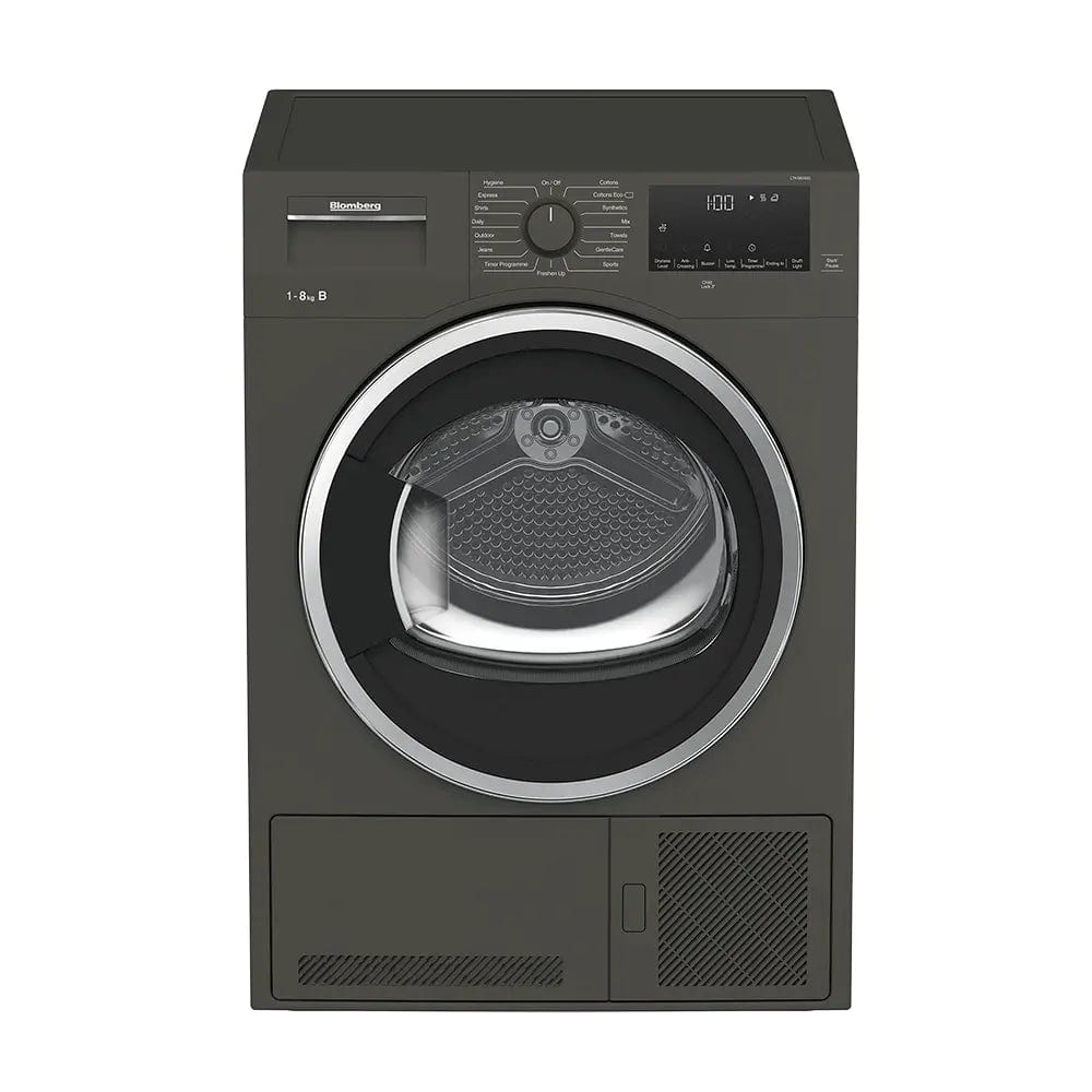 Blomberg LTK38030G 8kg Condenser Tumble Dryer Graphite | Atlantic Electrics - 39477746401503 