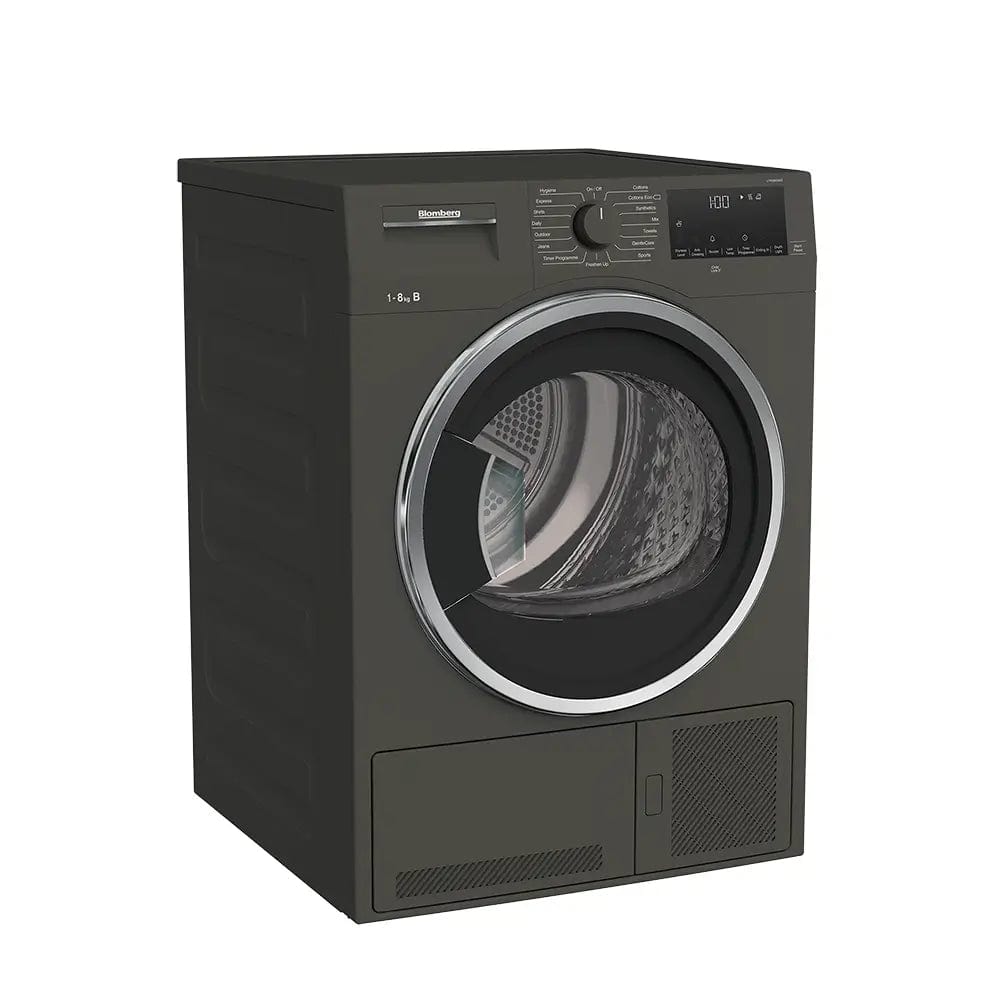 Blomberg LTK38030G 8kg Condenser Tumble Dryer Graphite | Atlantic Electrics - 39477746434271 