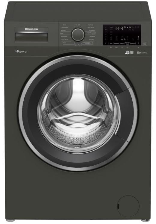 Blomberg LWF184420G 8kg 1400 Spin Washing Machine with Fast Full Load Graphite | Atlantic Electrics