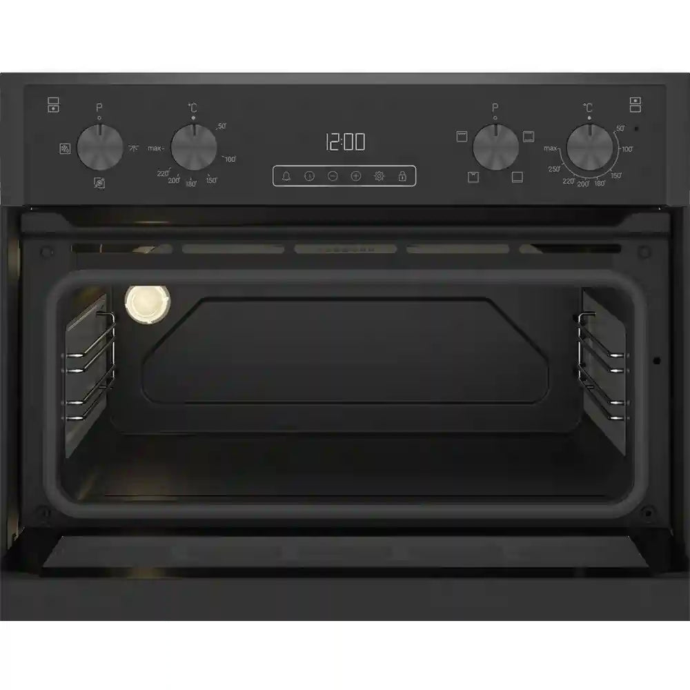 Blomberg RODN9202DX Built-In Electric Double Oven - Dark Steel | Atlantic Electrics - 40452092854495 