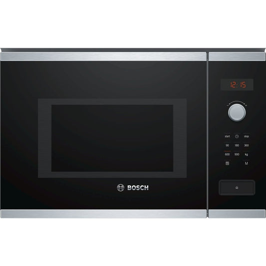 Bosch BFL553MS0B 25 Liters Built-In Microwave - Black, Stainless steel | Atlantic Electrics