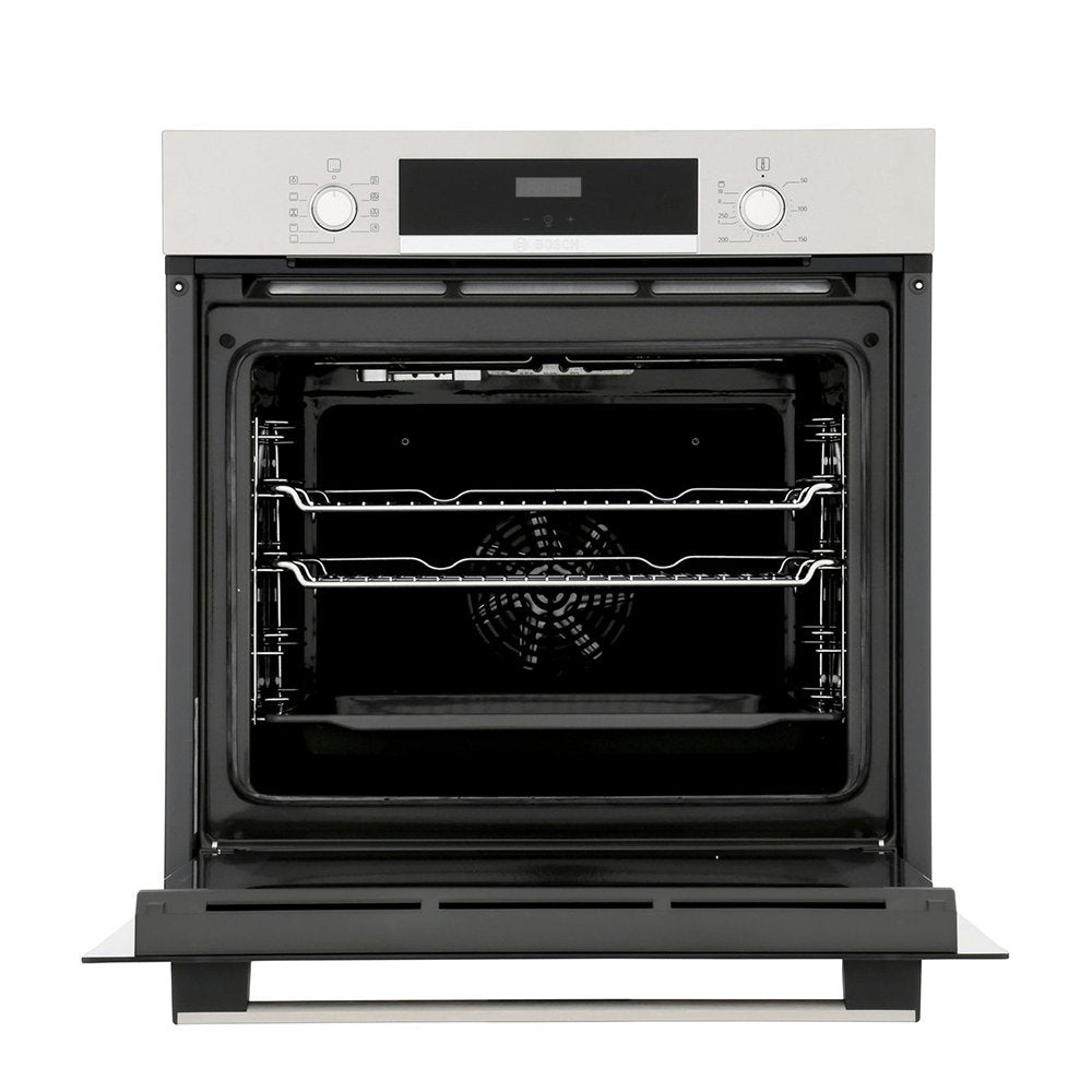 Bosch HBS534BS0B Built In Electric Single Oven with 3D Hot Air - Stainless Steel - A Rated | Atlantic Electrics