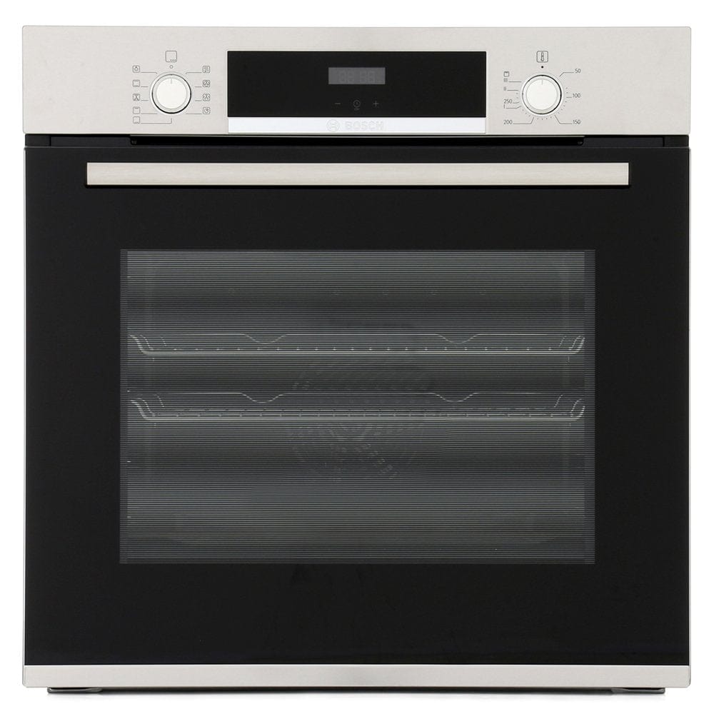 Bosch HBS534BS0B Built In Electric Single Oven with 3D Hot Air - Stainless Steel - A Rated | Atlantic Electrics