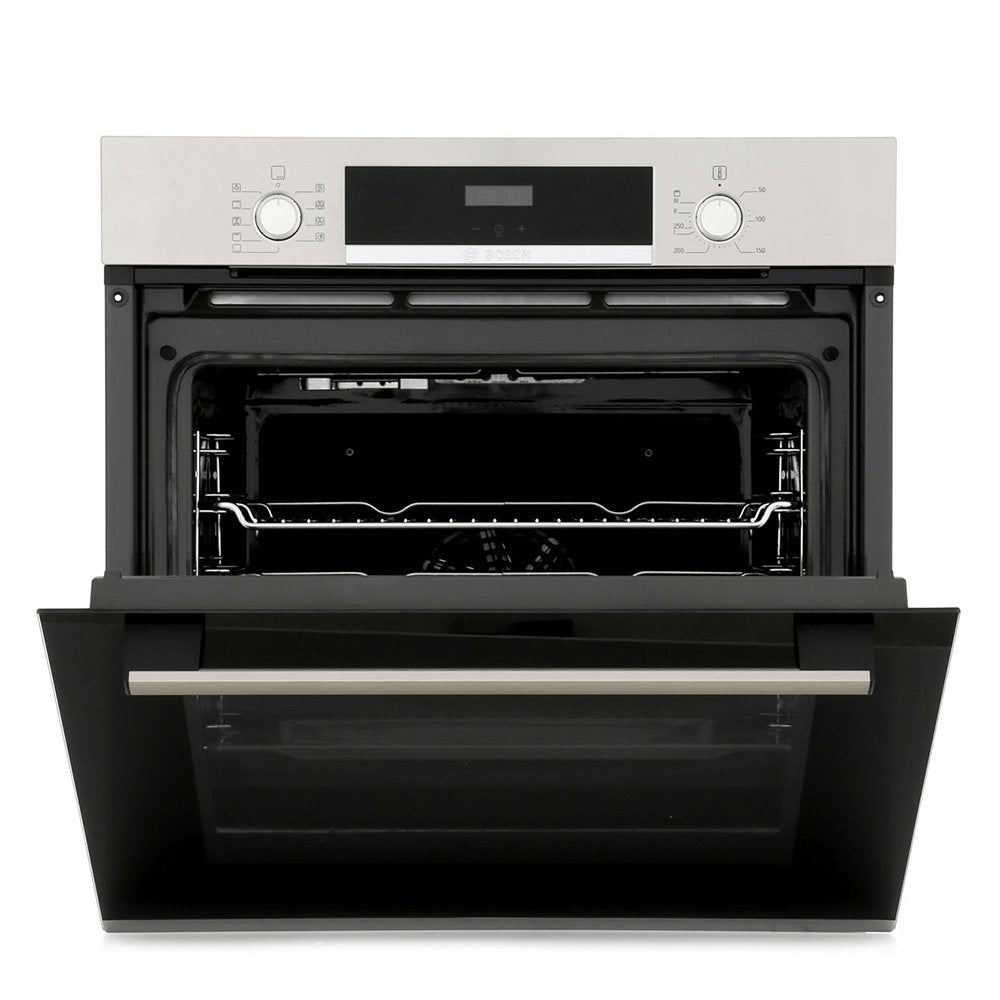 Bosch HBS534BS0B Built In Electric Single Oven with 3D Hot Air - Stainless Steel - A Rated | Atlantic Electrics