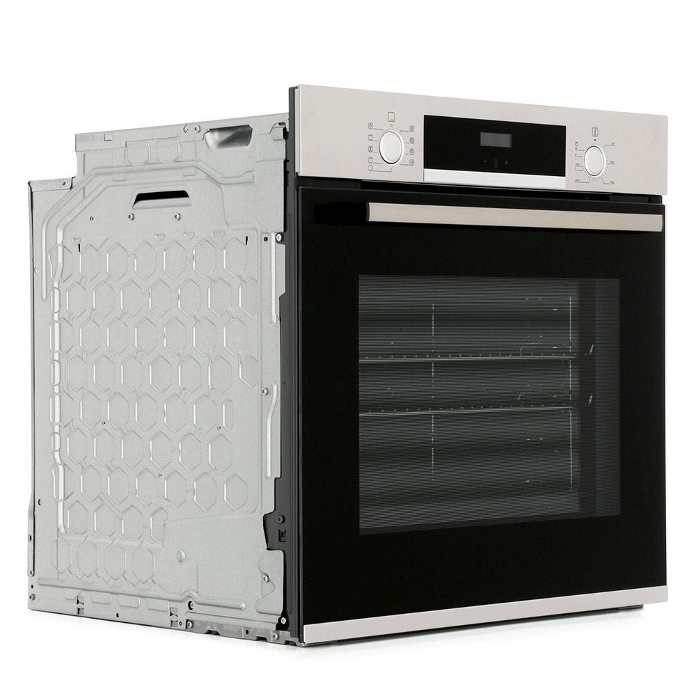 Bosch HBS534BS0B Built In Electric Single Oven with 3D Hot Air - Stainless Steel - A Rated | Atlantic Electrics - 39477764227295 