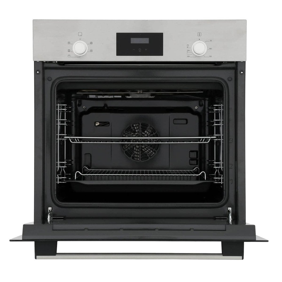 Bosch HHF113BR0B Serie 2 Built In Electric Single Oven with 3D Hot Air - Stainless Steel | Atlantic Electrics