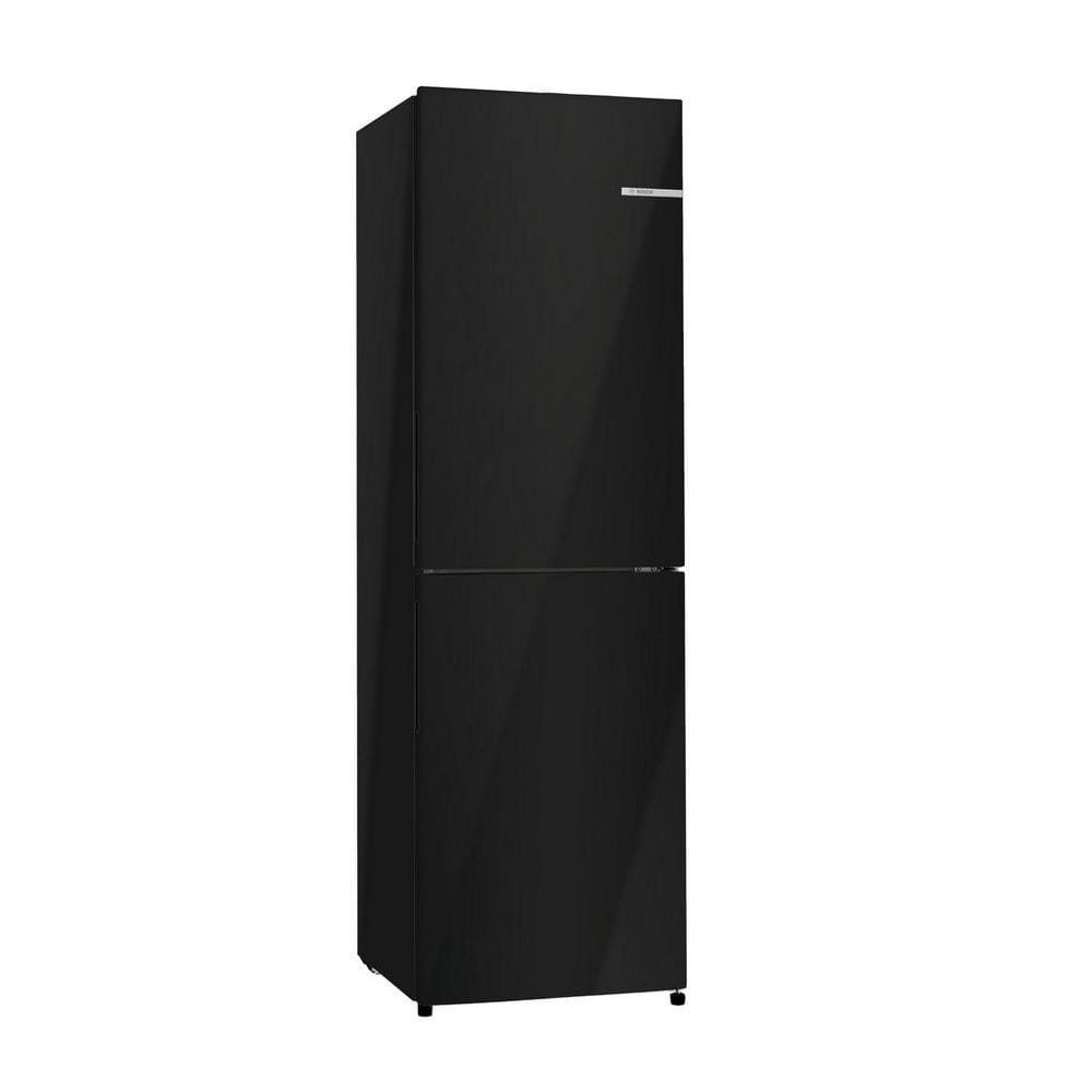 Bosch KGN27NBFAG 255 Litre Freestanding Fridge Freezer with Freezer at Bottom, 55cm Wide - Black | Atlantic Electrics