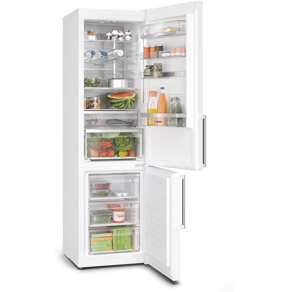 Bosch KGN39AWCTG 60cm Frost Free Fridge Freezer White | Atlantic Electrics - 39477767340255 