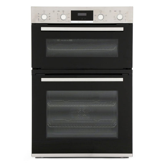 Bosch MBS533BS0B Built In Electric Double Oven with 3D Hot Air - Stainless Steel | Atlantic Electrics