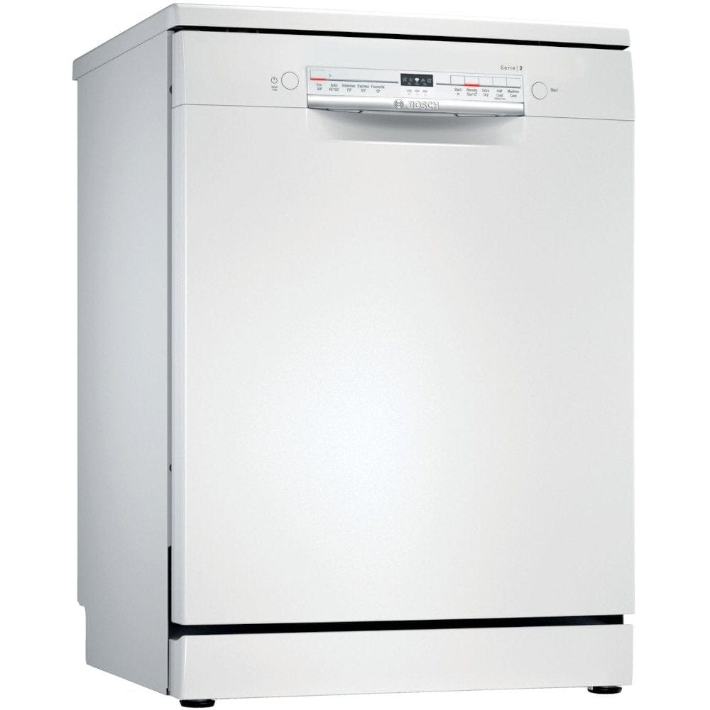 Bosch Serie 2 SMS2ITW08G Freestanding Dishwasher, White 12 Place Settings | Atlantic Electrics