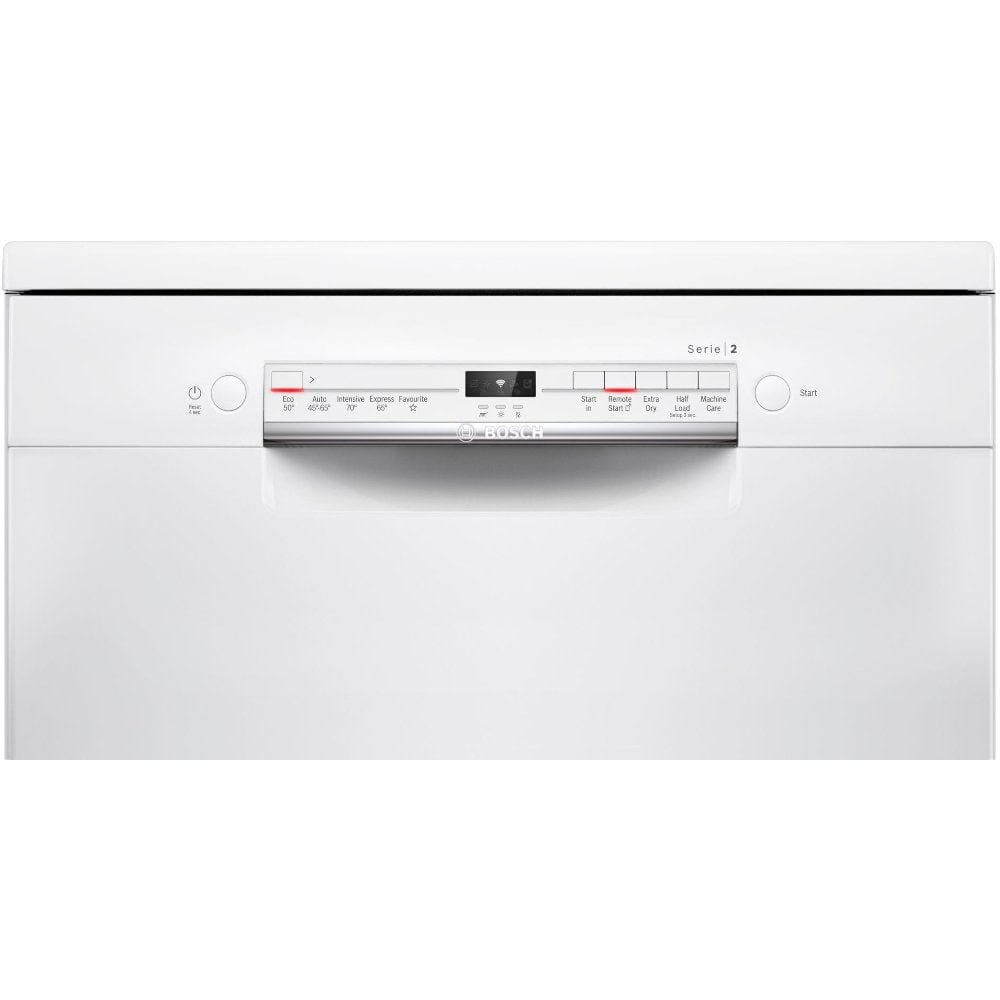 Bosch Serie 2 SMS2ITW08G Freestanding Dishwasher, White 12 Place Settings | Atlantic Electrics