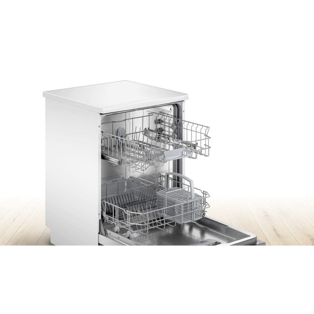 Bosch Serie 2 SMS2ITW08G Freestanding Dishwasher, White 12 Place Settings | Atlantic Electrics