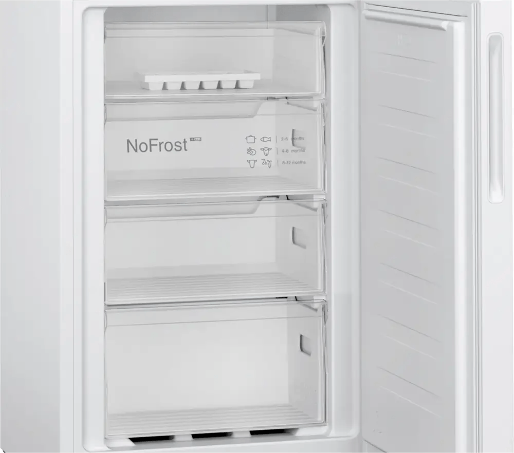 Bosch Series 2 KGN27NWEAG 50/50 Frost Free Fridge Freezer - White | Atlantic Electrics