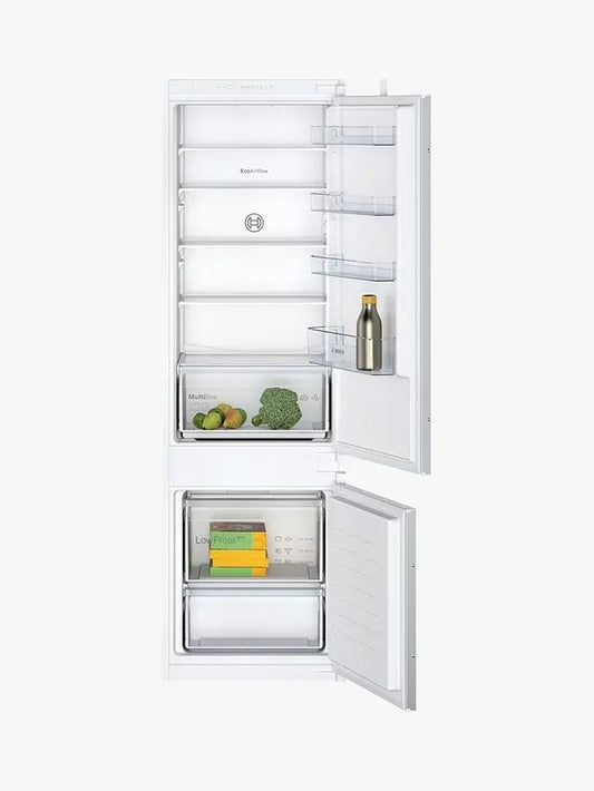 Bosch Series 2 KIV87NSE0G Integrated 70/30 Fridge Freezer - White | Atlantic Electrics