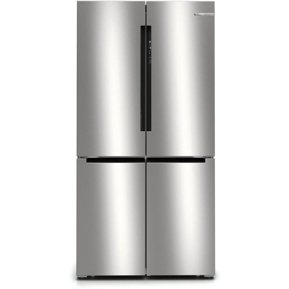 Bosch Series 6 KFN96APEAG Freestanding 65/35 French Fridge Freezer, Inox Easy Clean Steel | Atlantic Electrics - 39477777563871 