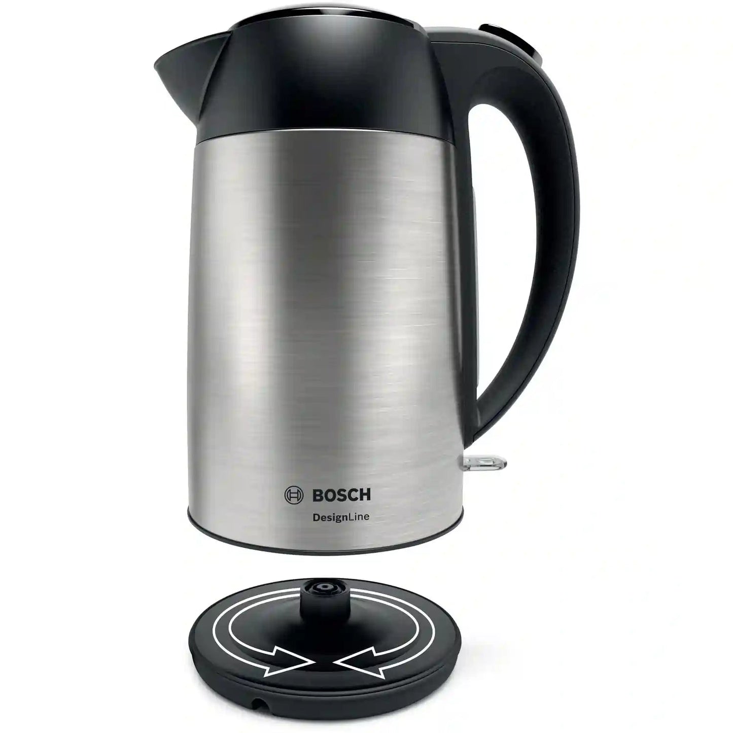 Bosch TWK3P420GB 1.7L 3KW Designline Kettle - Stainless Steel | Atlantic Electrics