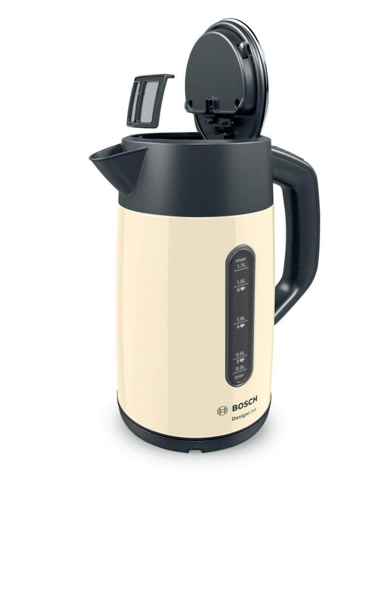 Bosch TWK4P437GB 1.7 Litre, Traditional Kettle - Cream | Atlantic Electrics - 39477786214623 