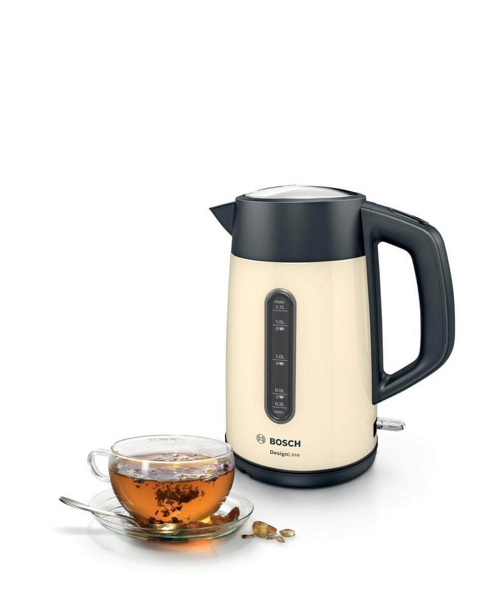 Bosch TWK4P437GB 1.7 Litre, Traditional Kettle - Cream | Atlantic Electrics - 39477786116319 