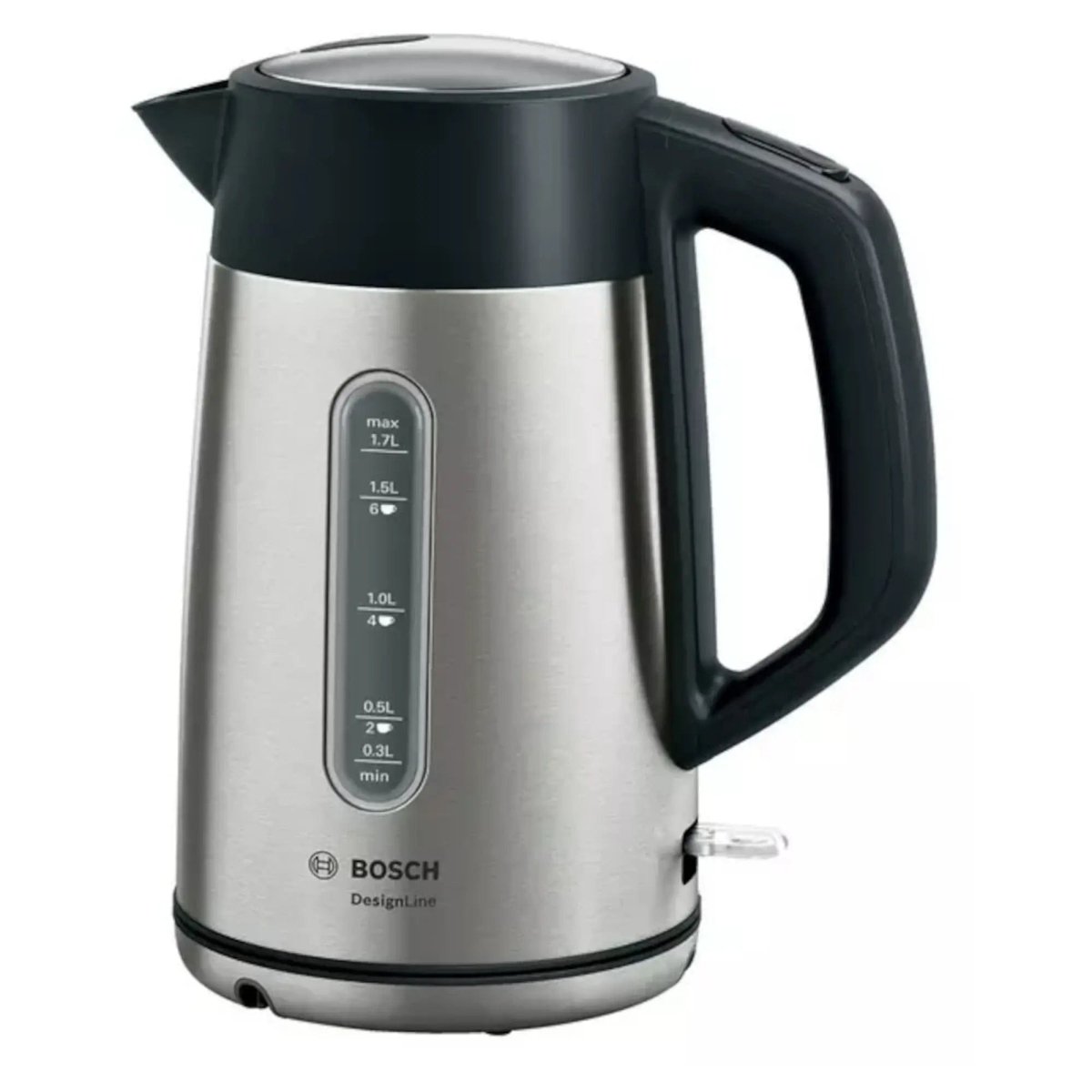 Bosch TWK4P440GB 3000W DesignLine Kettle - Stainless Steel | Atlantic Electrics