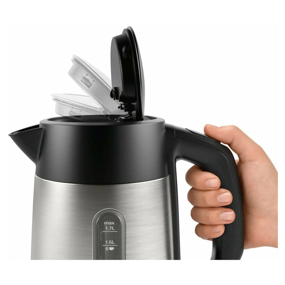 Bosch TWK4P440GB 3000W DesignLine Kettle - Stainless Steel | Atlantic Electrics - 39477784543455 