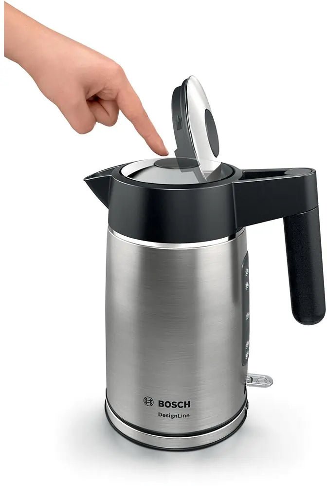 Bosch TWK5P480GB 3Kw 1.7L Designline Kettle Stainless Steel