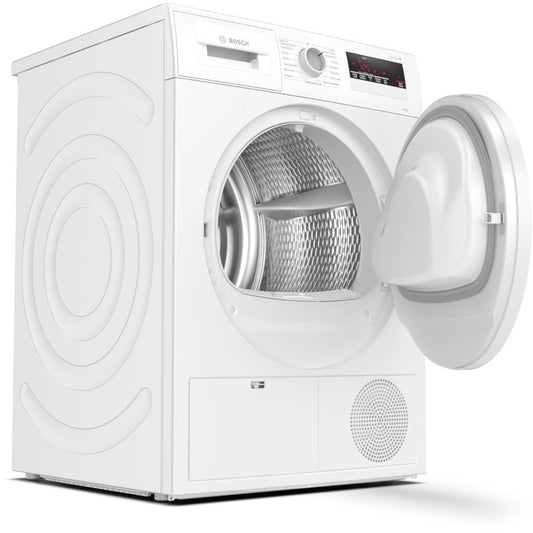 Bosch WTN83201GB 8kg Condenser Tumble Dryer White | Atlantic Electrics