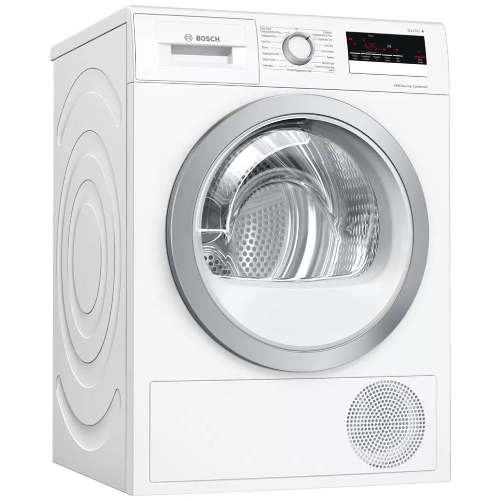 Bosch WTW85231GB 8kg Heat Pump Tumble Dryer, 59.8cm Wide- White | Atlantic Electrics - 39477791555807 