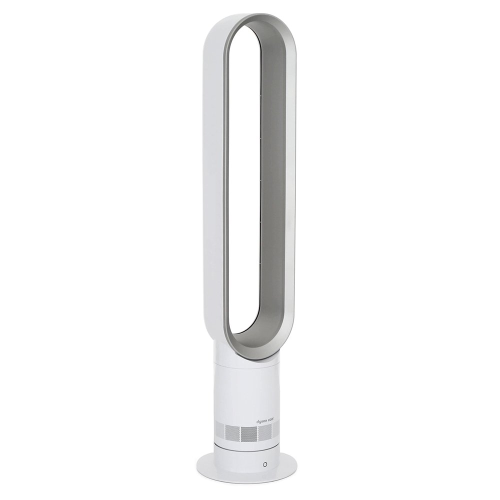 Dyson Cool AM07 Cool Tower Cooling Fan in White/Silver Atlantic 