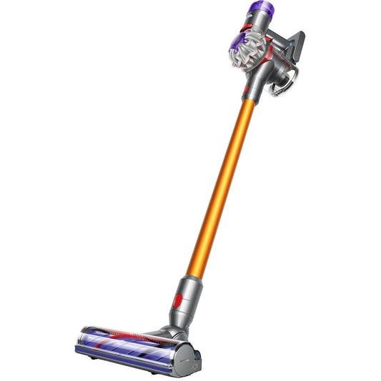 Dyson V8 Absolute Cordless Stick Vacuum Cleaner - 40 Minutes Run Time - Silver/Yellow | Atlantic Electrics