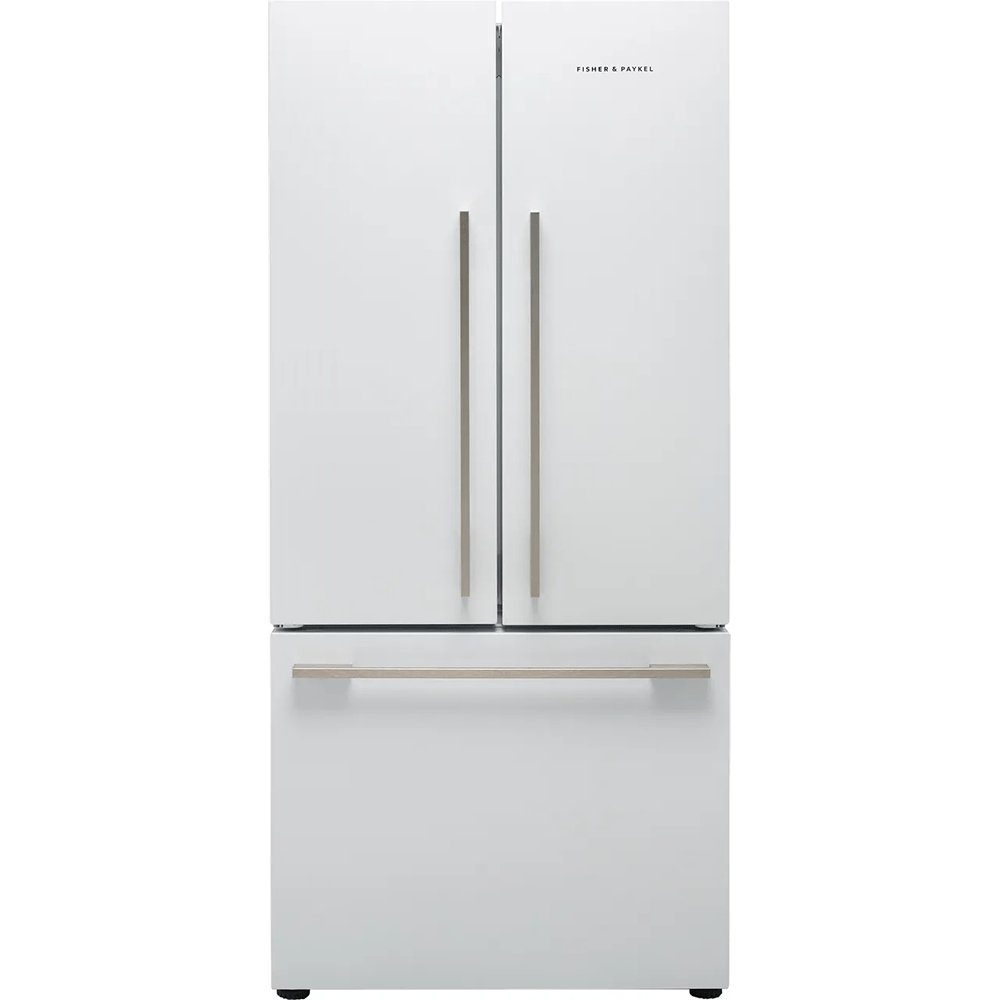 Fisher + Paykel RF522ADW5 Non-Plumbed Total No Frost American Style Fridge Freezer, 79cm Wide - White | Atlantic Electrics - 39477858140383 