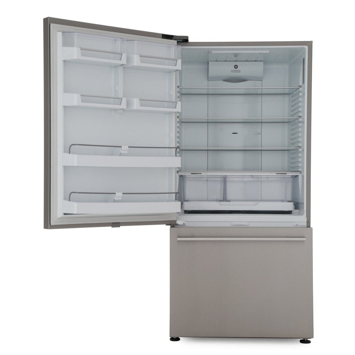 Fisher & Paykel RF522WDLUX5 79cm Plumbed Freestanding Fridge-Freezer Stainless Steel | Atlantic Electrics