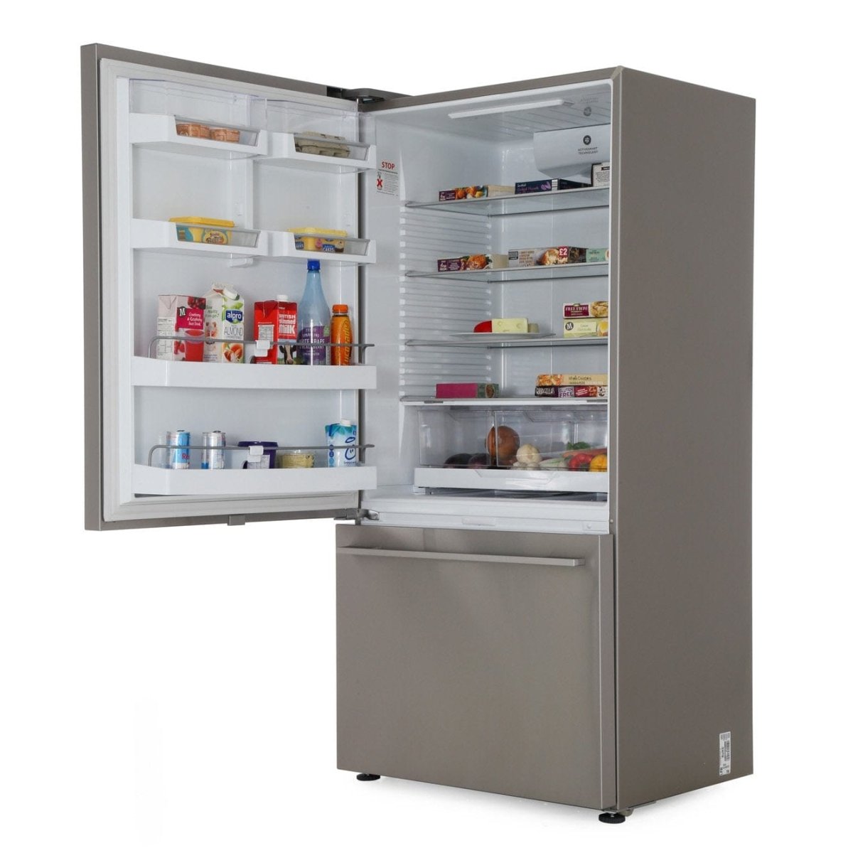 Fisher & Paykel RF522WDLUX5 79cm Plumbed Freestanding Fridge-Freezer Stainless Steel | Atlantic Electrics