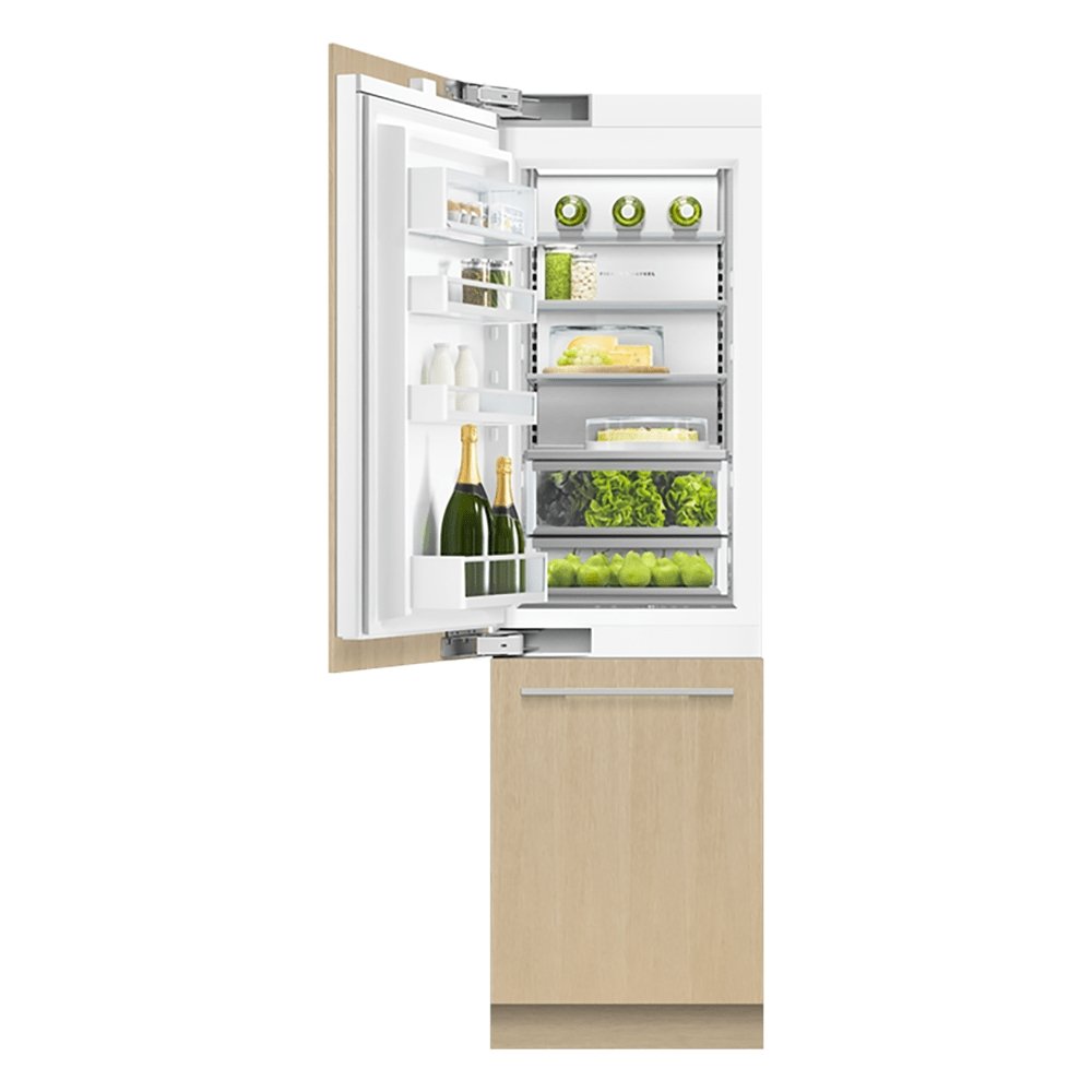 Fisher + Paykel RS6121WLUK1 342 Litre Left Hinge Integrated Refrigerator Freezer, Ice & Water, 60.3cm Wide - Panel Ready | Atlantic Electrics - 39477859385567 