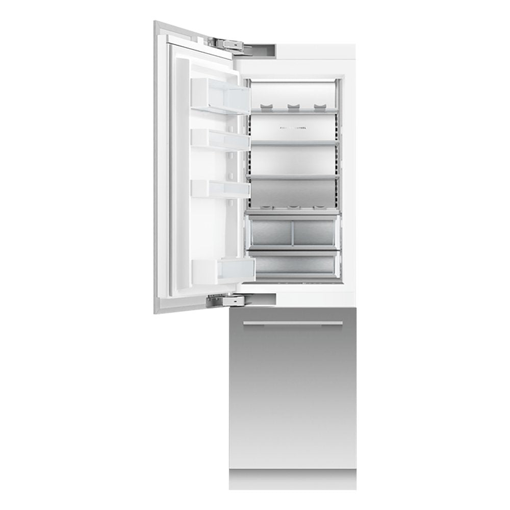 Fisher + Paykel RS6121WLUK1 342 Litre Left Hinge Integrated Refrigerator Freezer, Ice & Water, 60.3cm Wide - Panel Ready | Atlantic Electrics