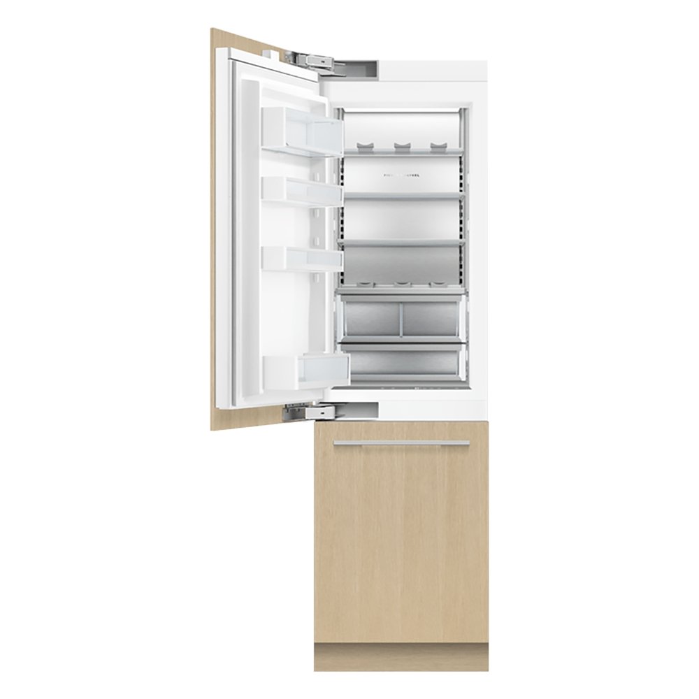 Fisher + Paykel RS6121WLUK1 342 Litre Left Hinge Integrated Refrigerator Freezer, Ice & Water, 60.3cm Wide - Panel Ready | Atlantic Electrics - 39477859320031 