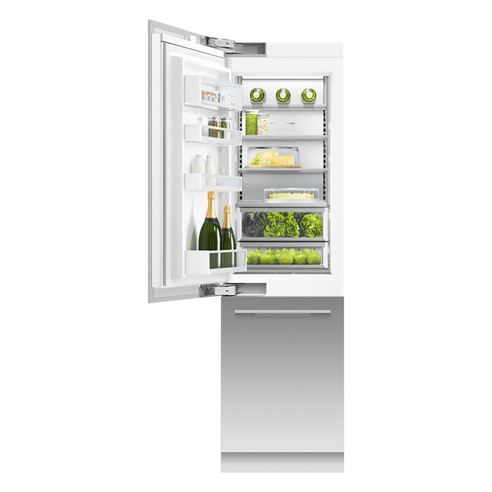 Fisher + Paykel RS6121WLUK1 342 Litre Left Hinge Integrated Refrigerator Freezer, Ice & Water, 60.3cm Wide - Panel Ready | Atlantic Electrics - 39477859549407 