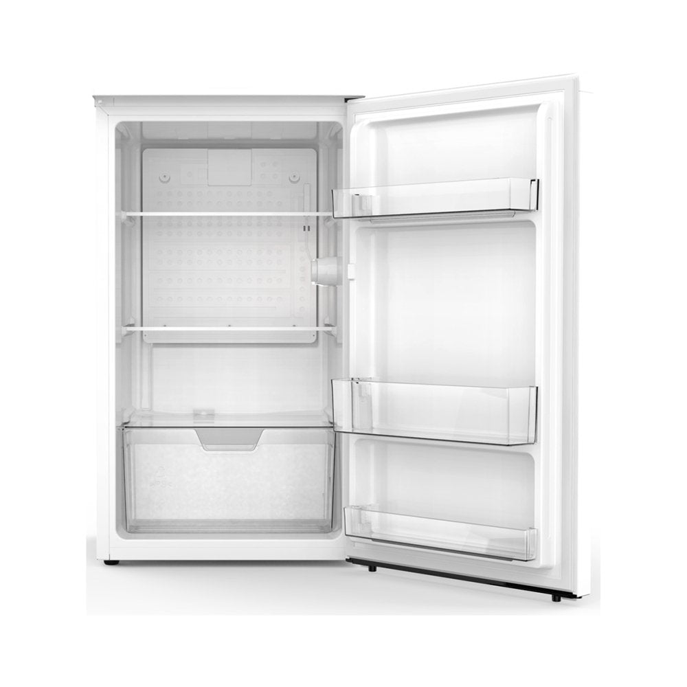 Fridgemaster MUL4892MF 92 Litre Under Counter Larder Fridge, 47.5cm Wide- White | Atlantic Electrics - 39477863874783 