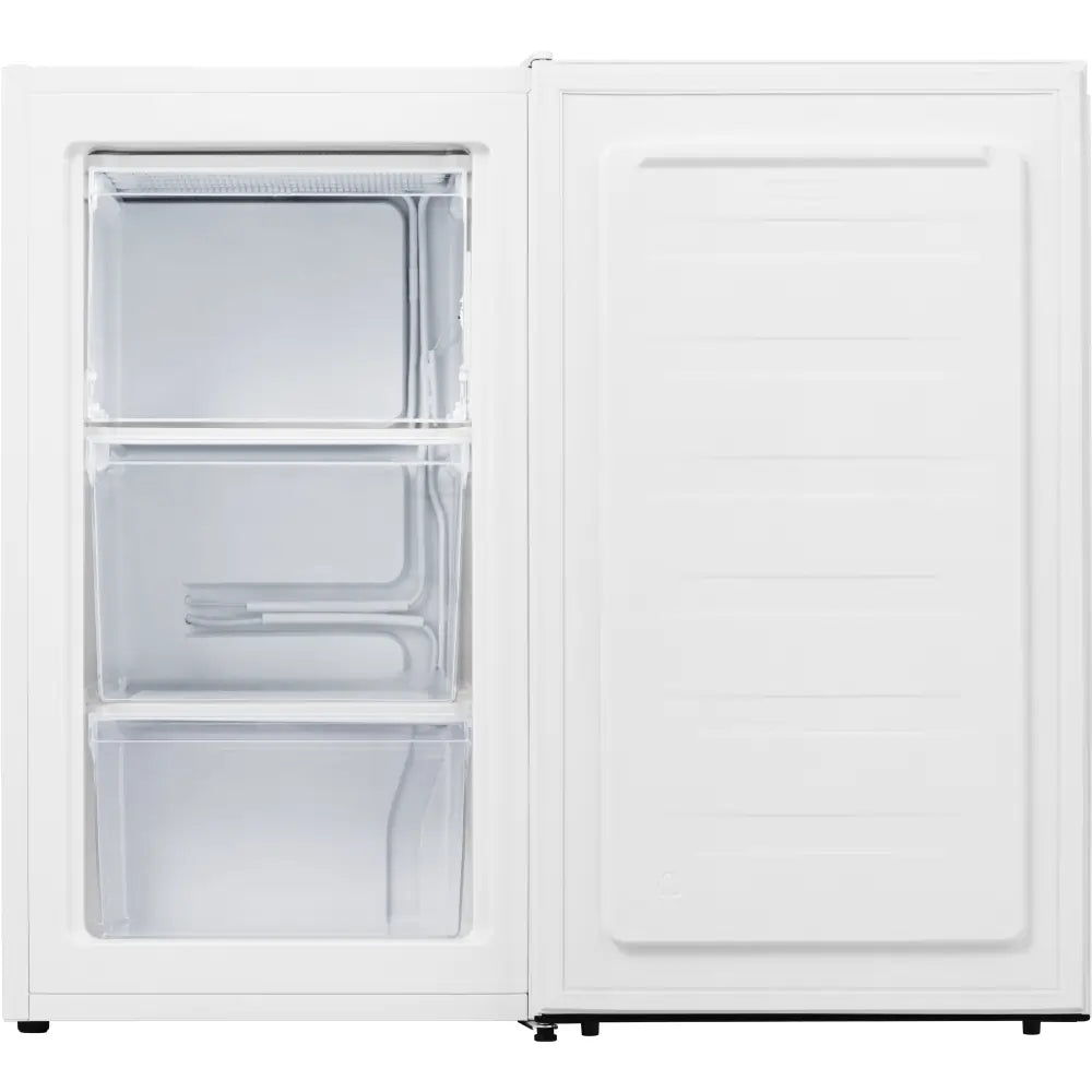 Fridgemaster MUZ4860E Static Under Counter Freezer - White | Atlantic Electrics