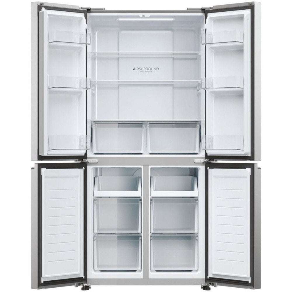 Haier HCR3818ENMM Freestanding American Style Refrigeration - Inox | Atlantic Electrics - 40314523386079 