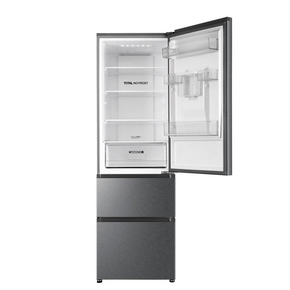 Haier HETR3619FWMG 60cm Wide Frost Free 60/40 split Fridge Freezer - White | Atlantic Electrics - 39477869805791 