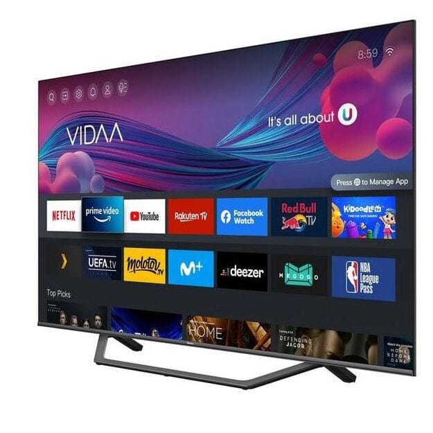 Hisense A7G 50A7GQTUK 50" QLED 4K UHD HDR SMART TV with HDR10+ Dolby Vision, Dolby Atmos® and Alexa & Google Assistant | Atlantic Electrics