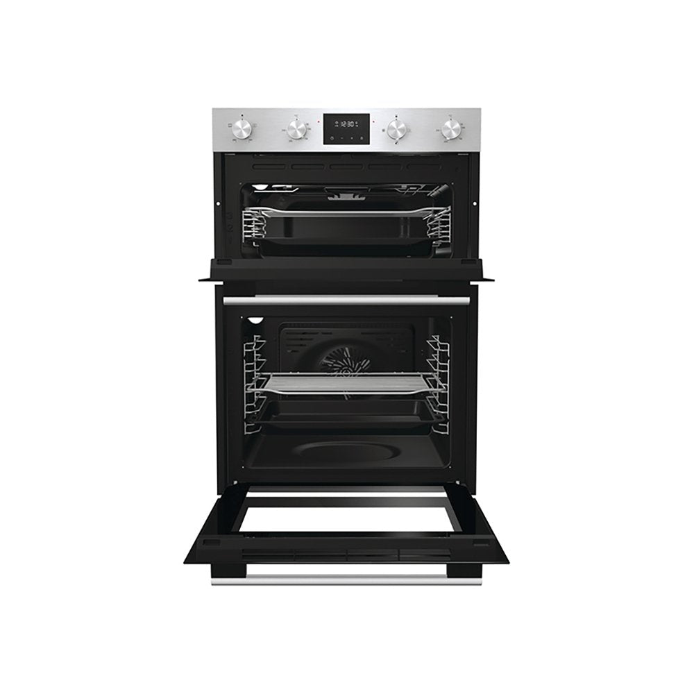 Hisense BID95211XUK 59.4cm Built In Electric Double Oven - Stainless Steel - | Atlantic Electrics - 39477895495903 