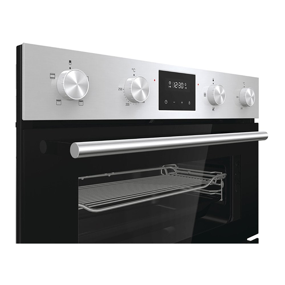 Hisense BID95211XUK 59.4cm Built In Electric Double Oven - Stainless Steel - | Atlantic Electrics - 39477895561439 