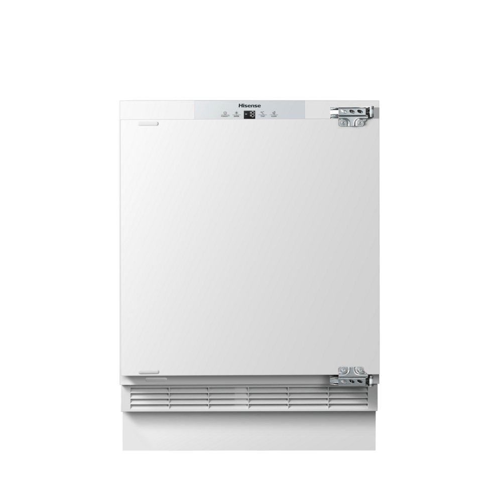 Hisense FUV124D4AW1 59.5cm 97 Liters Integrated Static Undercounter Freezer - White | Atlantic Electrics - 39477895299295 