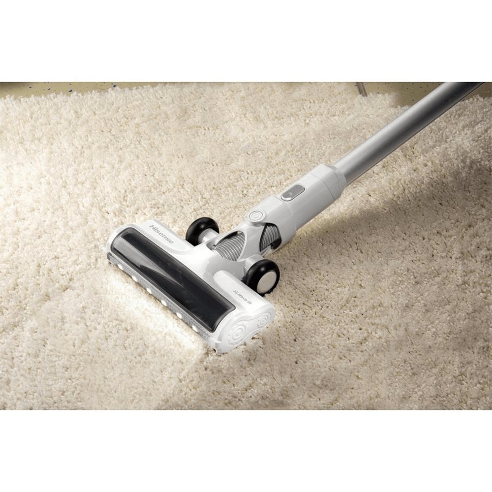 Hisense HVC6133WUK Cordless Vacuum Cleaner 45 Minutes Run Time White | Atlantic Electrics - 39477895364831 