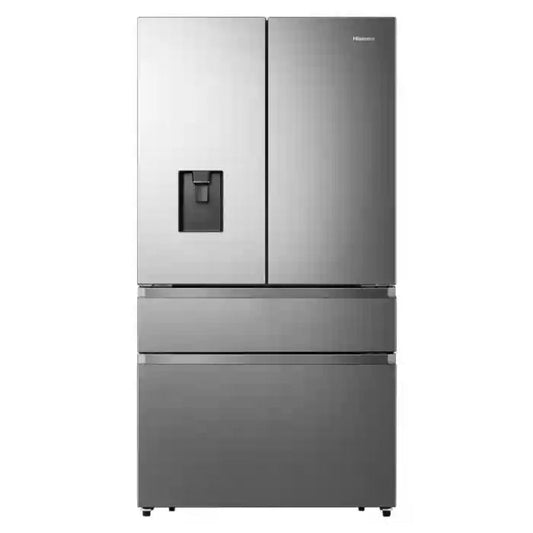 Hisense RF749N4SWSE American No Frost Non Plumbed Fridge Freezer in - Stainless Steel | Atlantic Electrics