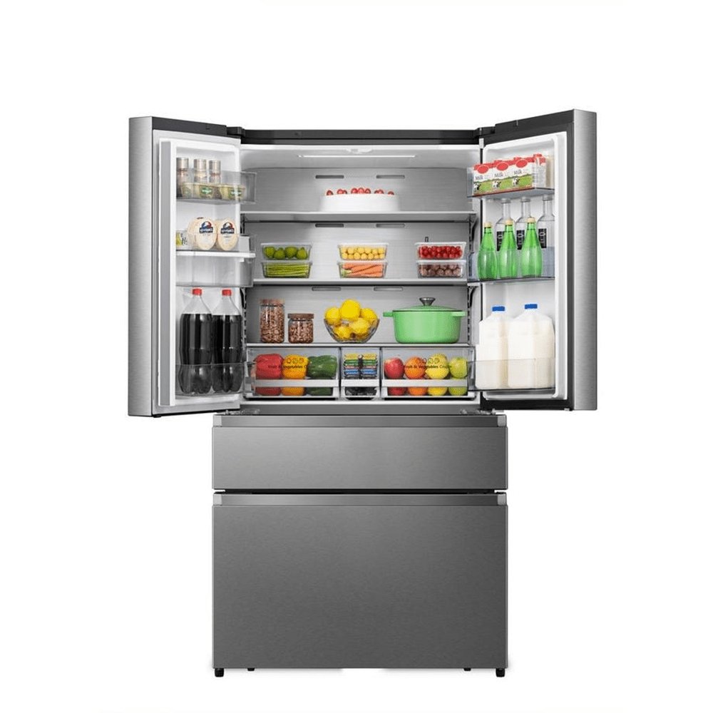 Hisense RF749N4WIF 91.4cm Frost Free American Style Fridge Freezer Stainless Steel | Atlantic Electrics - 39477898477791 