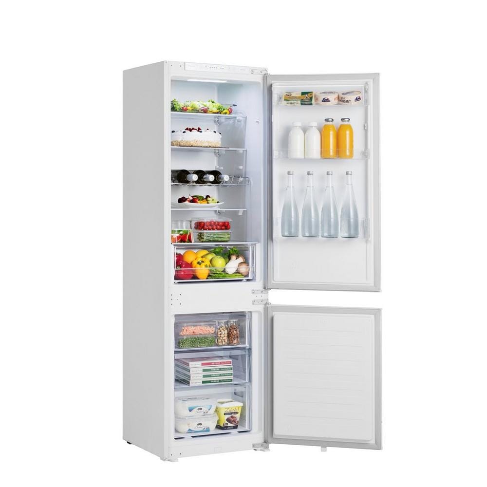 Hisense RIB312F4AWF 240 Litre Intergrated Frost Free Fridge Freezer, 54cm Wide - White | Atlantic Electrics - 39477901000927 