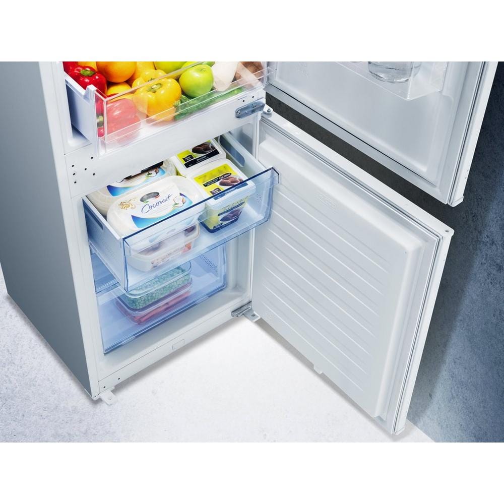 Hisense RIB312F4AWF 240 Litre Intergrated Frost Free Fridge Freezer, 54cm Wide - White | Atlantic Electrics - 39477901099231 