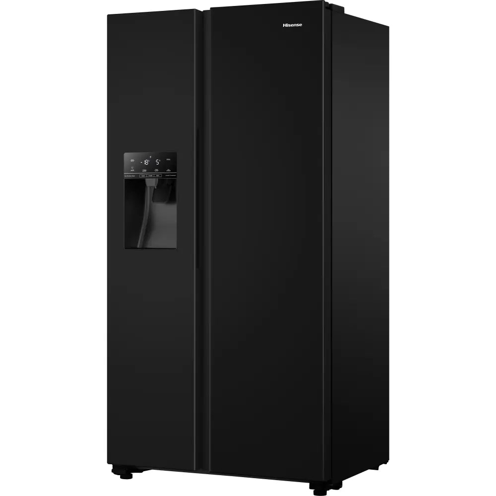 Hisense RS694N4TBE American Fridge Freezer - Black | Atlantic Electrics